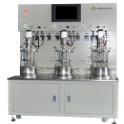 Multiple parallel glass fermenter LB-43GFS